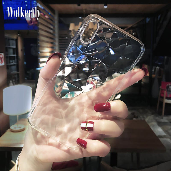 3D Diamond Silicone Cases For Samsung Galaxy S9 S10 Plus S10e M10 M20 M30 A10 A20 A30 A40 A50 A60 A70 2019 Soft TPU Cover Case