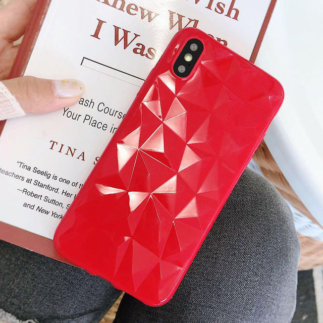 3D Diamond Silicone Cases For Samsung Galaxy S9 S10 Plus S10e M10 M20 M30 A10 A20 A30 A40 A50 A60 A70 2019 Soft TPU Cover Case