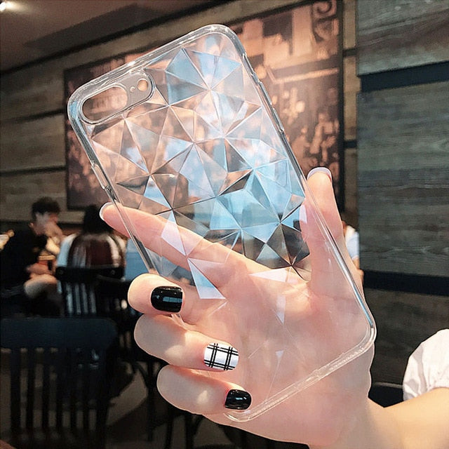 3D Diamond Silicone Cases For Samsung Galaxy S9 S10 Plus S10e M10 M20 M30 A10 A20 A30 A40 A50 A60 A70 2019 Soft TPU Cover Case