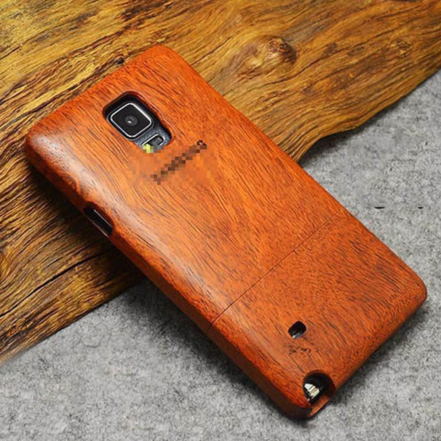 Wood Case For Samsung Galaxy S5 S6 S7 S8 S9 Edge Plus Note 3 8 9 Celular Phone Cases Cover 100% Natural Bamboo Carving Fundas