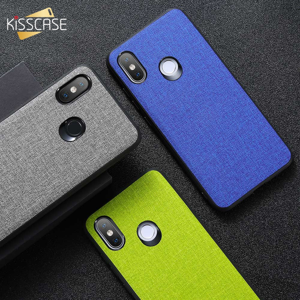 KISSCASE Fabric Case For Xiaomi Redmi Note 7 Note 5 6a Cover Phone Cases For Xiaomi Mi 8 Mi 8 se A1 A2 for Pocophone F1 Capinhas