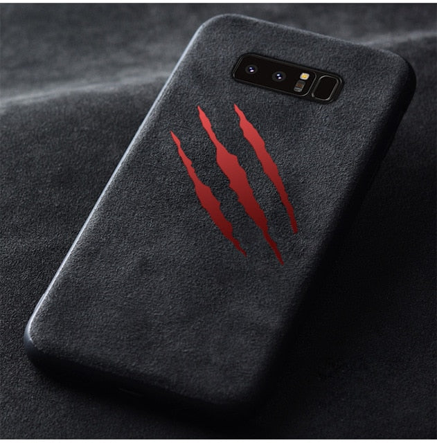 Luxury Suede Leather Fur Cover Case For Samsung Galaxy S7 Edge S8 S9 S10 Plus Note 8 9 Soft Silicone Telefon Kilifi Fundas Coque