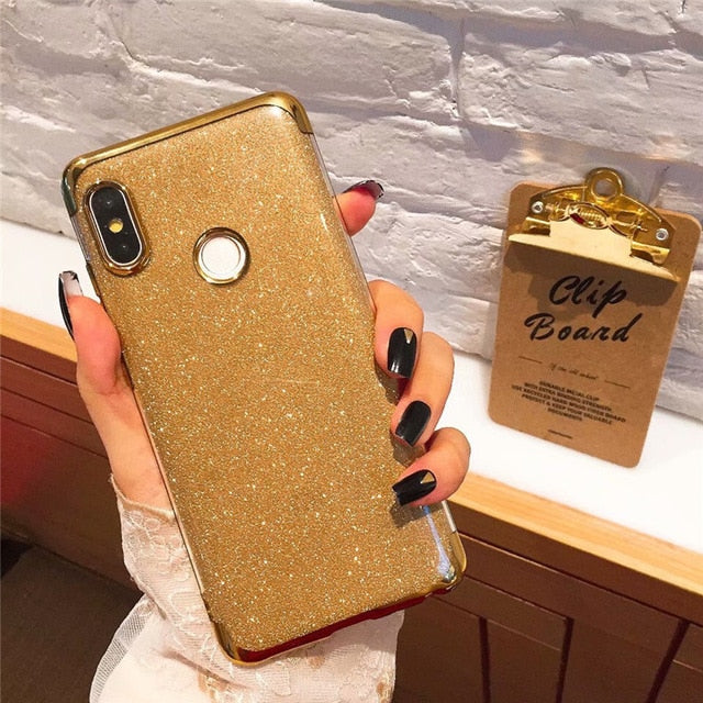 For Xiaomi Redmi Pocophone F1 A1 A2 Lite MIX2 2S S2 Note 4 4X 5 Plus 5A 5X 6 6X Pro 7 8 8SE 9 9SE Luxury Diamond Bling CaseCover