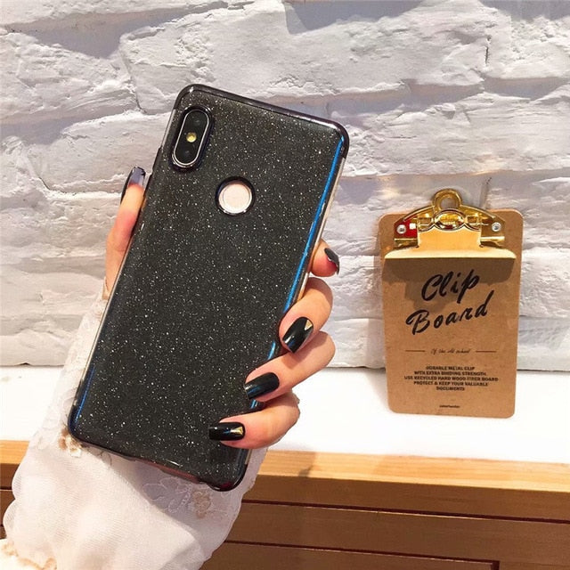 For Xiaomi Redmi Pocophone F1 A1 A2 Lite MIX2 2S S2 Note 4 4X 5 Plus 5A 5X 6 6X Pro 7 8 8SE 9 9SE Luxury Diamond Bling CaseCover