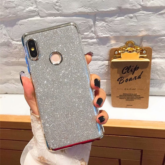 For Xiaomi Redmi Pocophone F1 A1 A2 Lite MIX2 2S S2 Note 4 4X 5 Plus 5A 5X 6 6X Pro 7 8 8SE 9 9SE Luxury Diamond Bling CaseCover