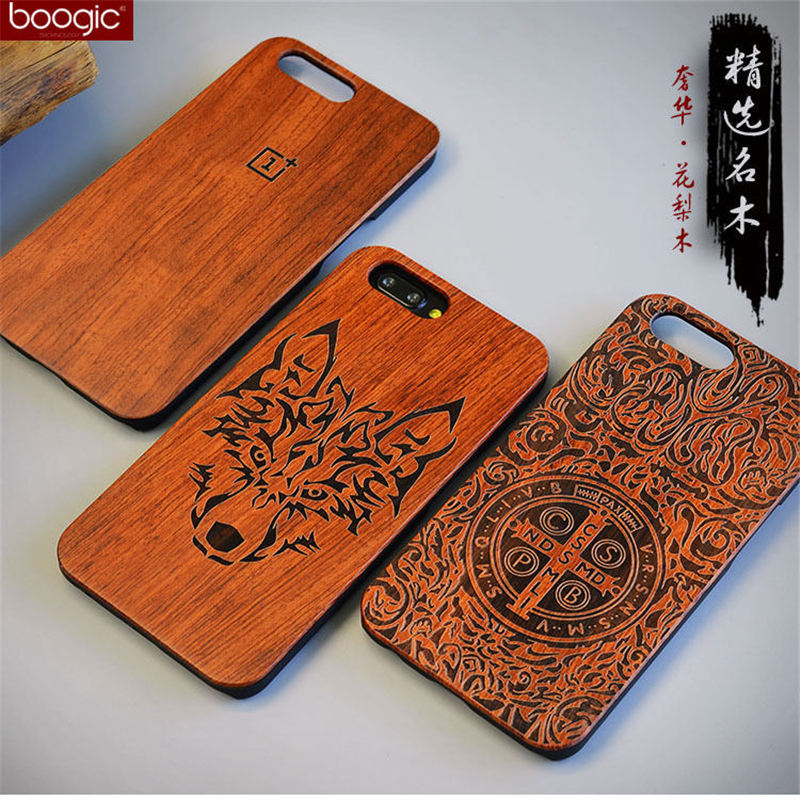 Unique OnePlus 5 A5000 Slim Bamboo Wood PC Back Cover Case For Oneplus Five One plus 5 Phone Cases
