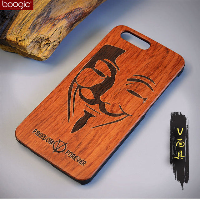 Unique OnePlus 5 A5000 Slim Bamboo Wood PC Back Cover Case For Oneplus Five One plus 5 Phone Cases