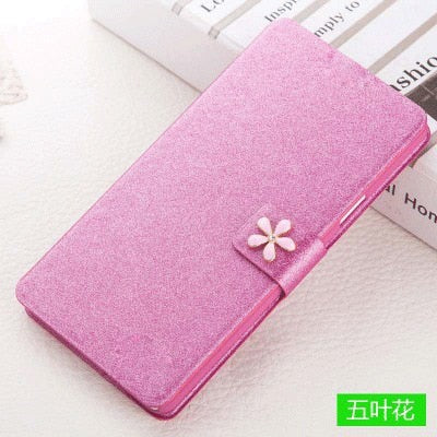 Luxury Flip Case For Samsung Galaxy J3 2017 J330 J330F J 3 J300 2016 J320F Prime J3pro Phone Bag Cover With LOVE & Rose Diamond