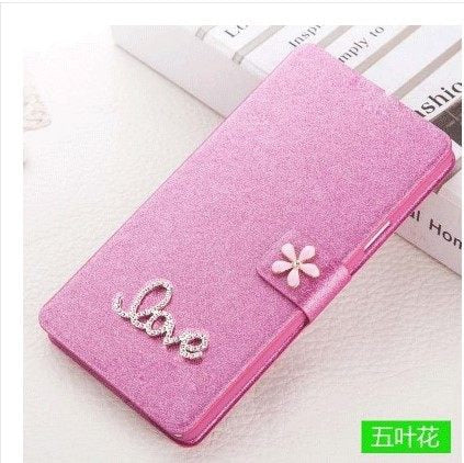 Luxury Flip Case For Samsung Galaxy J3 2017 J330 J330F J 3 J300 2016 J320F Prime J3pro Phone Bag Cover With LOVE & Rose Diamond