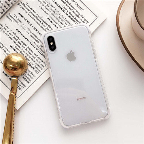 Shining Glitter Powder diamond Phone Case For iPhone X XR XS Max 8 7 Plus 6 6SPlus Transparent Soft Shockproof Back Cover