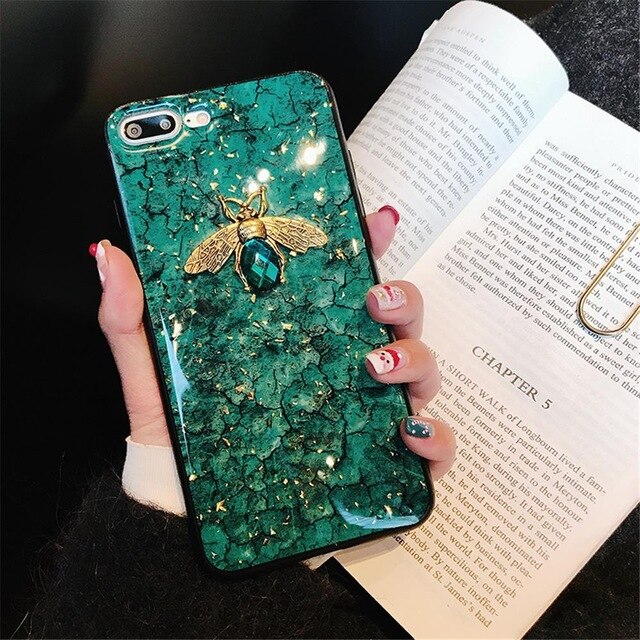 Luxury Diamond Marble Glitter silicone phone case for Huawei P20 lite Mate 20 pro P10 plus holder ring Cover On Honor 8X 7C 10 9