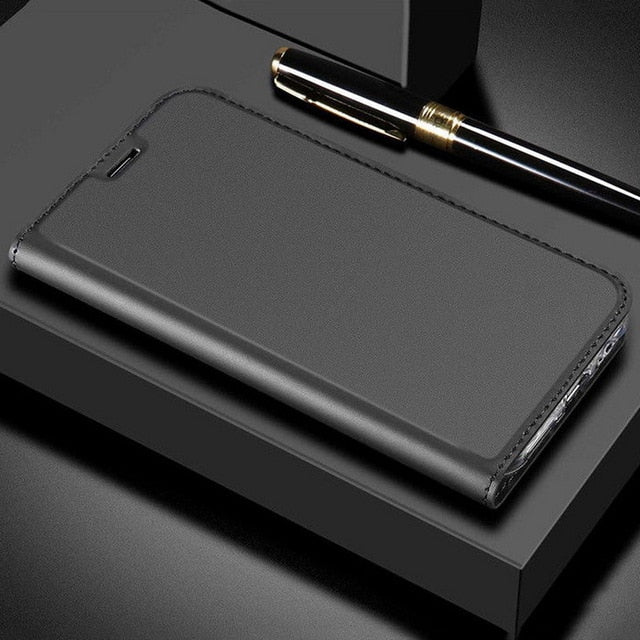Magnetic Leather Book Flip Phone Case For Xiaomi Mi A2 Lite A1 Card Holder Cover For Redmi Note 7 5 6 Pro 5A Prime 4X 4 6A Plus