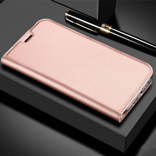 Magnetic Leather Book Flip Phone Case For Xiaomi Mi A2 Lite A1 Card Holder Cover For Redmi Note 7 5 6 Pro 5A Prime 4X 4 6A Plus
