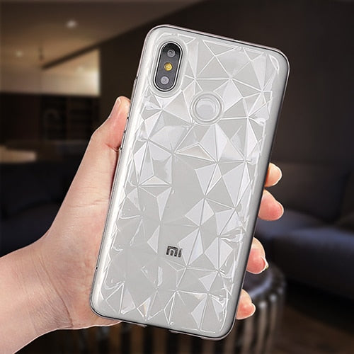 LOVECOM Phone Cases For Xiaomi 9 9SE POCOPHONE F1 Mi 8SE 8 Lite A1 A2 Redmi Note 7 4X 4A 5 6 Pro 3D Diamond Texture Soft Cover